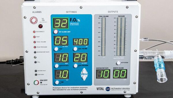 NASA phát triển máy thở mới cho bệnh nhân nhiễm coronavirus - Sputnik Việt Nam