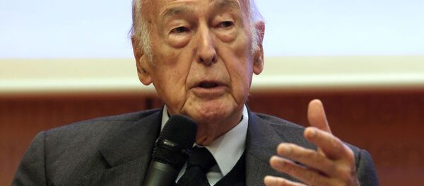 Cựu tổng thống Pháp Valéry Giscard d'Estaing Cựu tổng thống Pháp Valéry Giscard d'Estaing - Sputnik Việt Nam