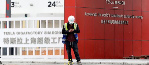 Nhà máy Tesla tại Thượng Hải, Trung Quốc - Sputnik Việt Nam