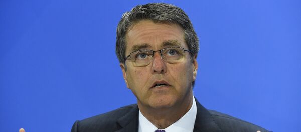 Tổng giám đốc Tổ chức Thương mại Thế giới (WTO) Roberto Azevedo Tổng giám đốc Tổ chức Thương mại Thế giới (WTO) Roberto Azevedo - Sputnik Việt Nam