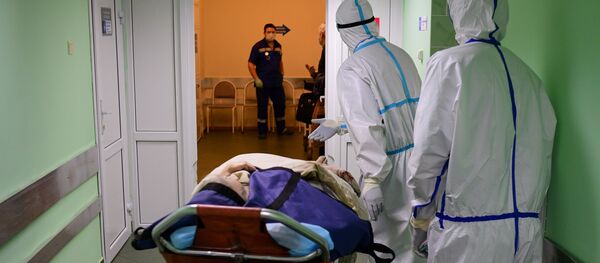 Bệnh nhân và nhân viên y tế tại Bệnh viện mang tên V. V. Vinogradov, Moskva Bệnh nhân và nhân viên y tế tại Bệnh viện mang tên V. V. Vinogradov, Moskva - Sputnik Việt Nam