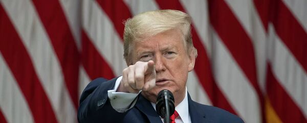 Tổng thống Mỹ Donald Trump Tổng thống Mỹ Donald Trump - Sputnik Việt Nam