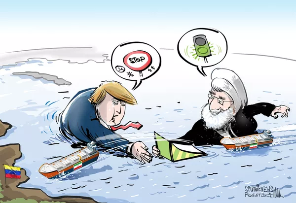 Không chỉ cung cấp nhiên liệu: Tàu chở dầu Iran thách thức lệnh cấm vận của Mỹ Không chỉ cung cấp nhiên liệu: Tàu chở dầu Iran thách thức lệnh cấm vận của Mỹ - Sputnik Việt Nam