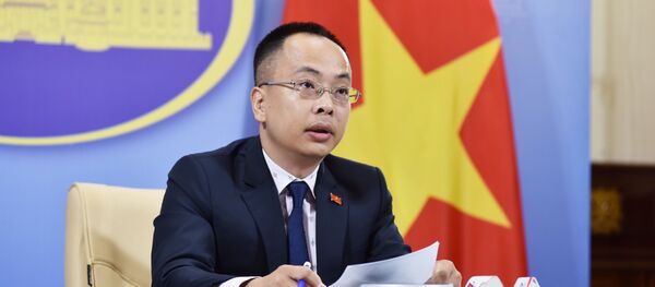 Phó Phát ngôn Bộ Ngoại giao Đoàn Khắc Việt thông báo một số hoạt động đối ngoại của Việt Nam. Phó Phát ngôn Bộ Ngoại giao Đoàn Khắc Việt thông báo một số hoạt động đối ngoại của Việt Nam. - Sputnik Việt Nam