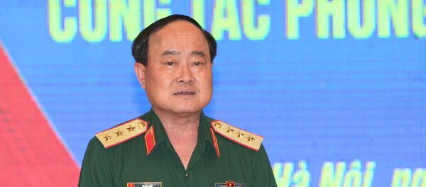 Thượng tướng Trần Đơn, Thứ trưởng Bộ Quốc phòng, Trưởng Ban Chỉ đạo Bộ Quốc phòng chủ trì cuộc họp. Thượng tướng Trần Đơn, Thứ trưởng Bộ Quốc phòng, Trưởng Ban Chỉ đạo Bộ Quốc phòng chủ trì cuộc họp. - Sputnik Việt Nam