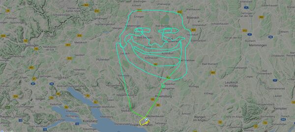 Phi công để lại một meme trên bầu trời nước Đức - Sputnik Việt Nam