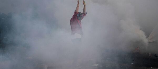 Người biểu tình trên đường phố ở đô thị Minneapolis - Sputnik Việt Nam