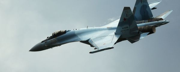 Máy bay Su-35S tại diễn đàn kỹ thuật quân sự quốc tế Army-2019. - Sputnik Việt Nam