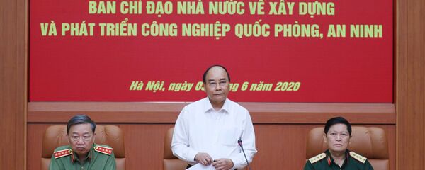 Thủ tướng Nguyễn Xuân Phúc, Trưởng Ban Chỉ đạo phát biểu. - Sputnik Việt Nam
