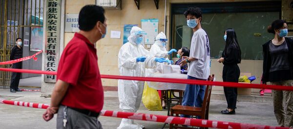 Xét nghiệm coronavirus ở Vũ Hán Xét nghiệm coronavirus ở Vũ Hán - Sputnik Việt Nam
