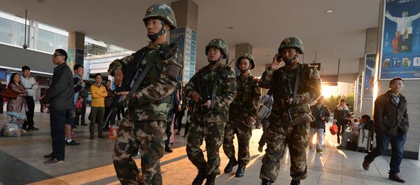 Cảnh sát ở Tân Cương. Trung Quốc - Sputnik Việt Nam