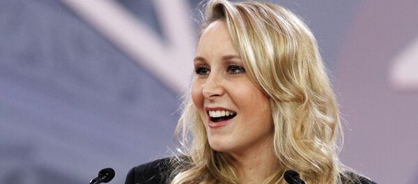 Marion Maréchal, chính trị gia Pháp và cháu gái của Marine Le Pen, lãnh đạo đảng Mặt trận Quốc gia Marion Maréchal, chính trị gia Pháp và cháu gái của Marine Le Pen, lãnh đạo đảng Mặt trận Quốc gia - Sputnik Việt Nam