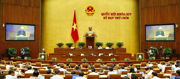 Quang cảnh phiên họp chiều 16/6. - Sputnik Việt Nam