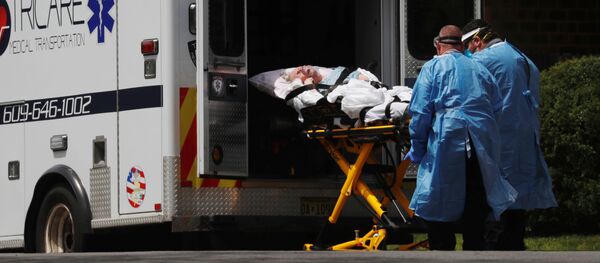 Bác sĩ cứu thương ở Hammont, New Jersey, Hoa Kỳ Bác sĩ cứu thương ở Hammont, New Jersey, Hoa Kỳ - Sputnik Việt Nam