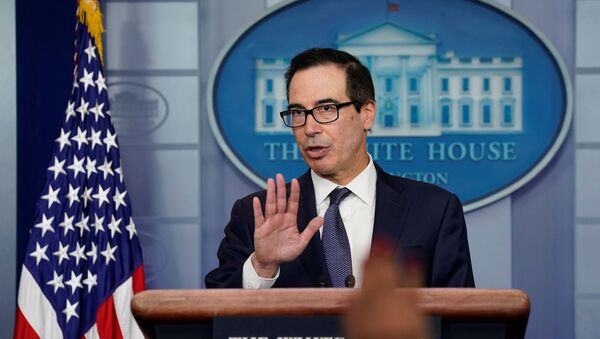 Bộ trưởng Bộ Tài chính Hoa Kỳ Steven Mnuchin - Sputnik Việt Nam