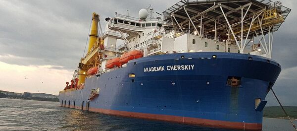 Tàu đặt đường ống “Viện sĩ Chersky” - Sputnik Việt Nam