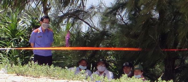 Khu vực xảy ra vụ việc được phong tỏa để khám nghiệm hiện trường - Sputnik Việt Nam