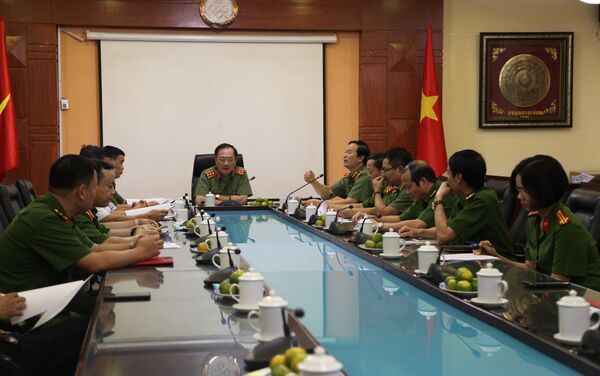 Lễ khai trương chi nhánh của Hội Hữu nghị Việt-Nga thuộc Bộ Công an Việt Nam và Đại hội đầu tiên của chi nhánh cho giai đoạn 2020 - 2025 - Sputnik Việt Nam