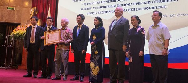 Lễ kỳ niệm 70 năm thành lập hội hữu nghị Việt-Nga Lễ kỳ niệm 70 năm thành lập hội hữu nghị Việt-Nga - Sputnik Việt Nam