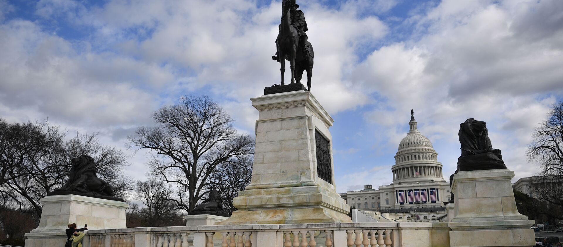 Đài tưởng niệm Abraham Lincoln ở Washington. - Sputnik Việt Nam, 1920, 02.07.2020