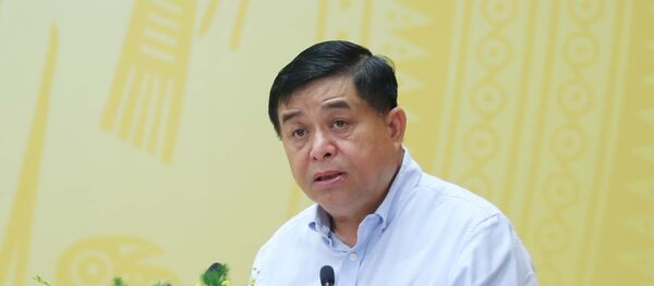 Bộ trưởng Bộ Kê hoạch và Đầu tư Nguyễn Chí Dũng phát biểu. - Sputnik Việt Nam