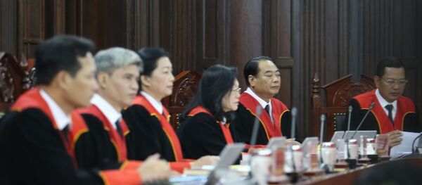 Hội đồng thẩm phán Tòa án nhân dân Tối cao dự phiên tòa. - Sputnik Việt Nam