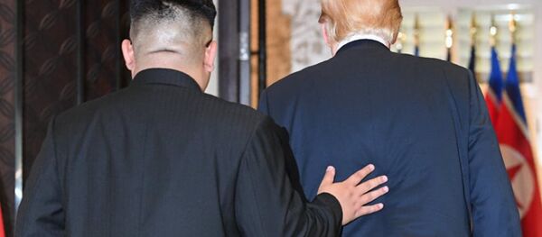 Kim Jong Un và Trump - Sputnik Việt Nam