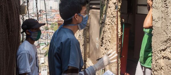 Xét nghiệm coronavirus ở các khu vực nghèo của thành phố Caracas. - Sputnik Việt Nam