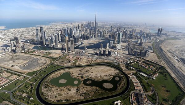 Tòa tháp cao nhất thế giới Burdj-Khalifa ở Dubai, Các Tiểu vương quốc Ả Rập thống nhất (UAE) - Sputnik Việt Nam